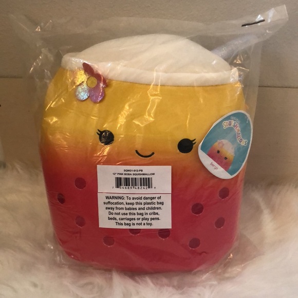 Squishmallows Kelly Toy Boba Bergit Stuffed Animal Toy Plush - Picture 3 of 10